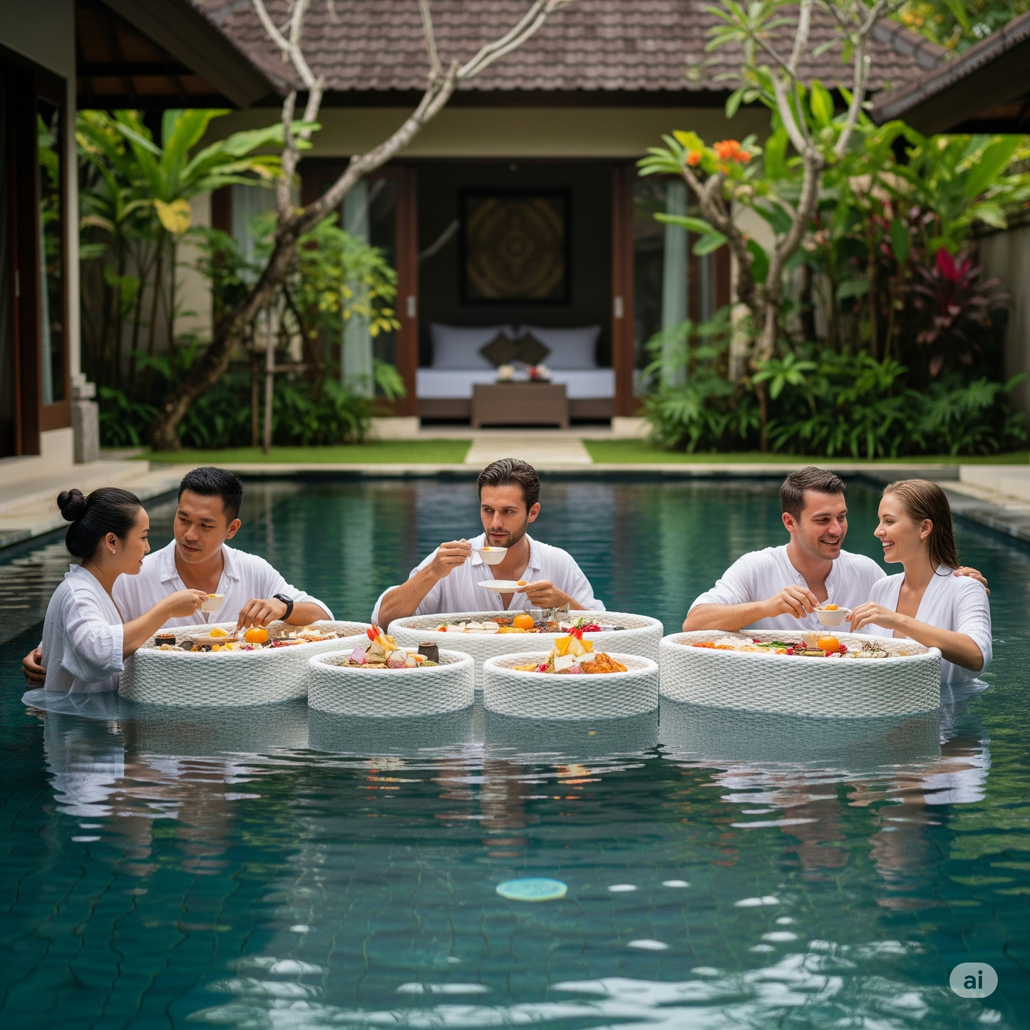 Floating Breakfast: Build Your Own Tray - Grazie Bali