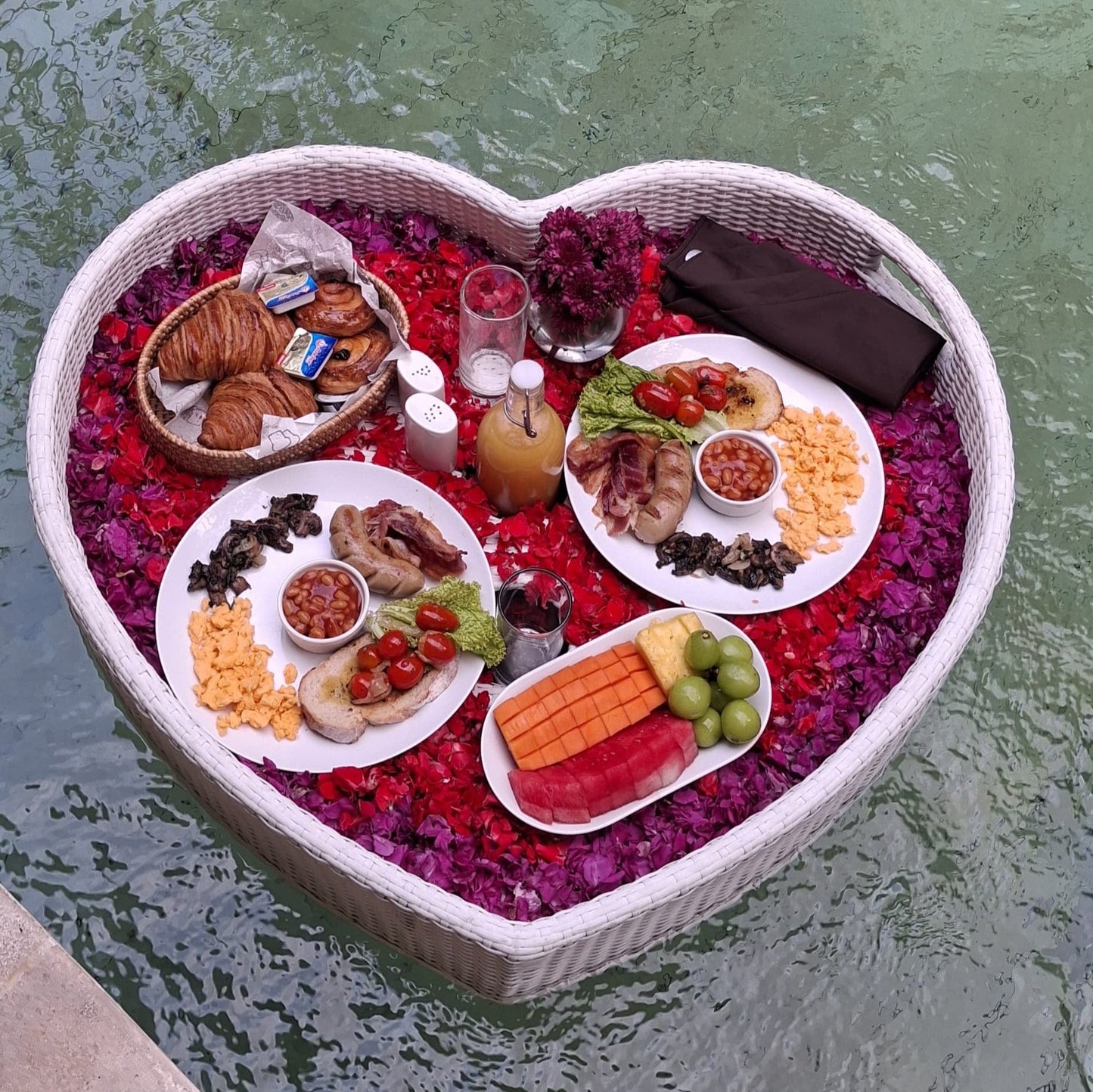 International Menu Floating Breakfast: American Breakfast (NEW!) - Grazie Bali