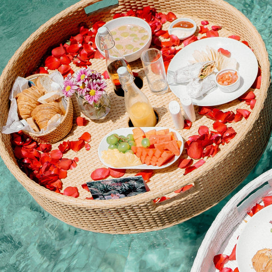 Floating Breakfast Menu: Chicken Wrap with Tomato Salad - Grazie Bali