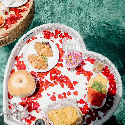 Floating Breakfast Menu: Tuna or Smoked Beef or Smoked Ham Croissant - Grazie Bali