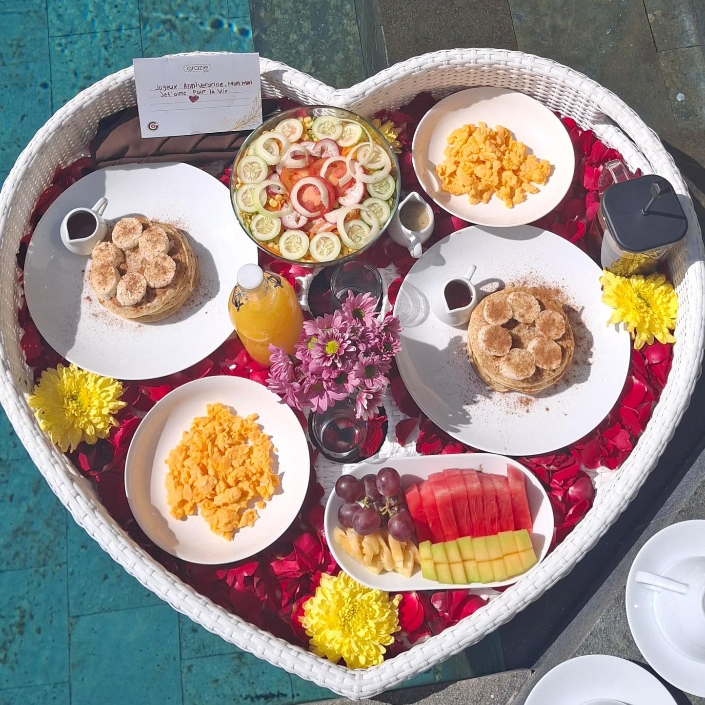 Floating Breakfast: Build Your Own Tray - Grazie Bali