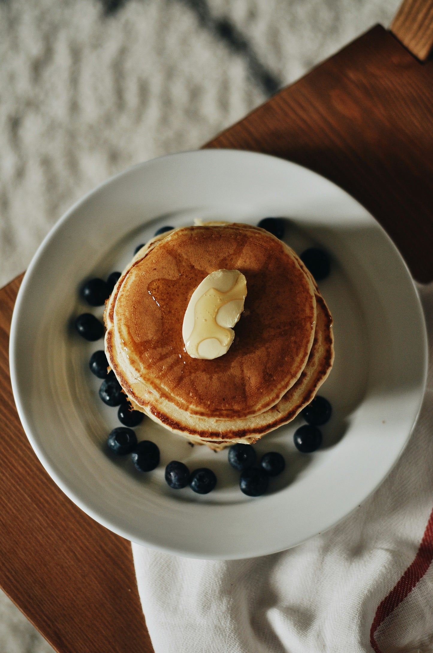 Vegan Floating Breakfast: Blueberry Pancake