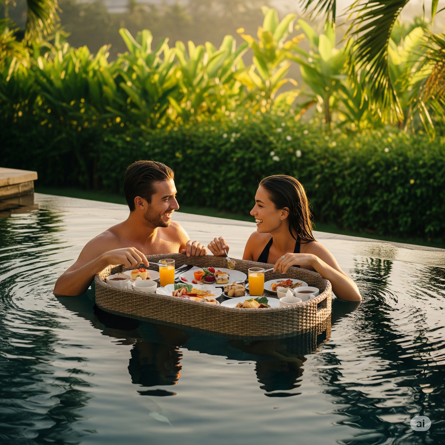 Floating Breakfast: Build Your Own Tray - Grazie Bali
