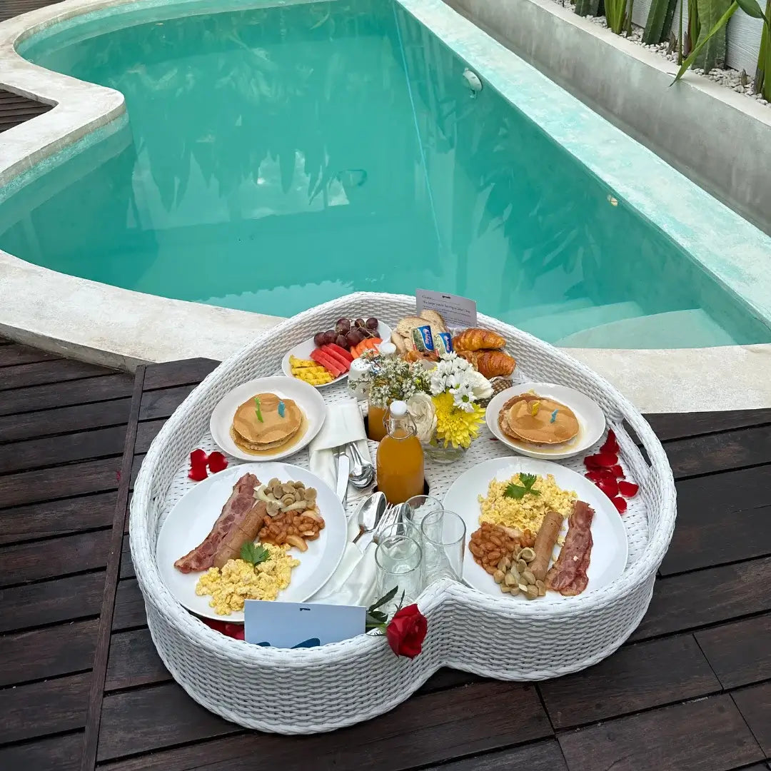 International Menu Floating Breakfast: American Breakfast (NEW!) - Grazie Bali