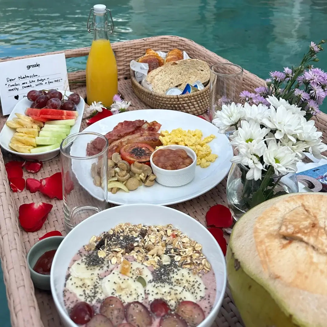 Floating Breakfast: Build Your Own Tray - Grazie Bali