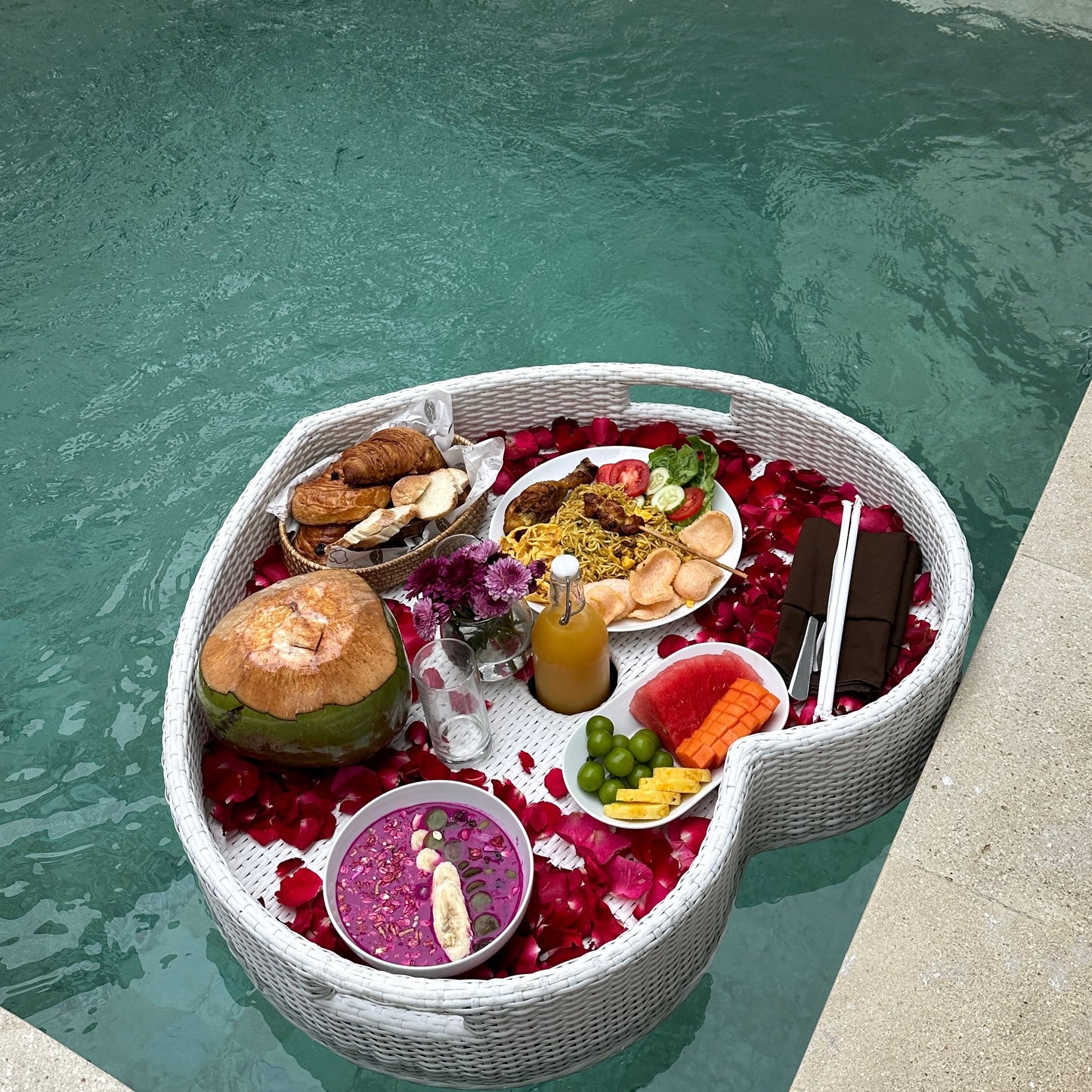 Indonesian Floating Breakfast: Javanese Style Mie Goreng - Grazie Bali