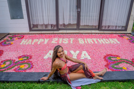 Pool Flower Decoration and Flower Bath in Bali - Grazie Bali