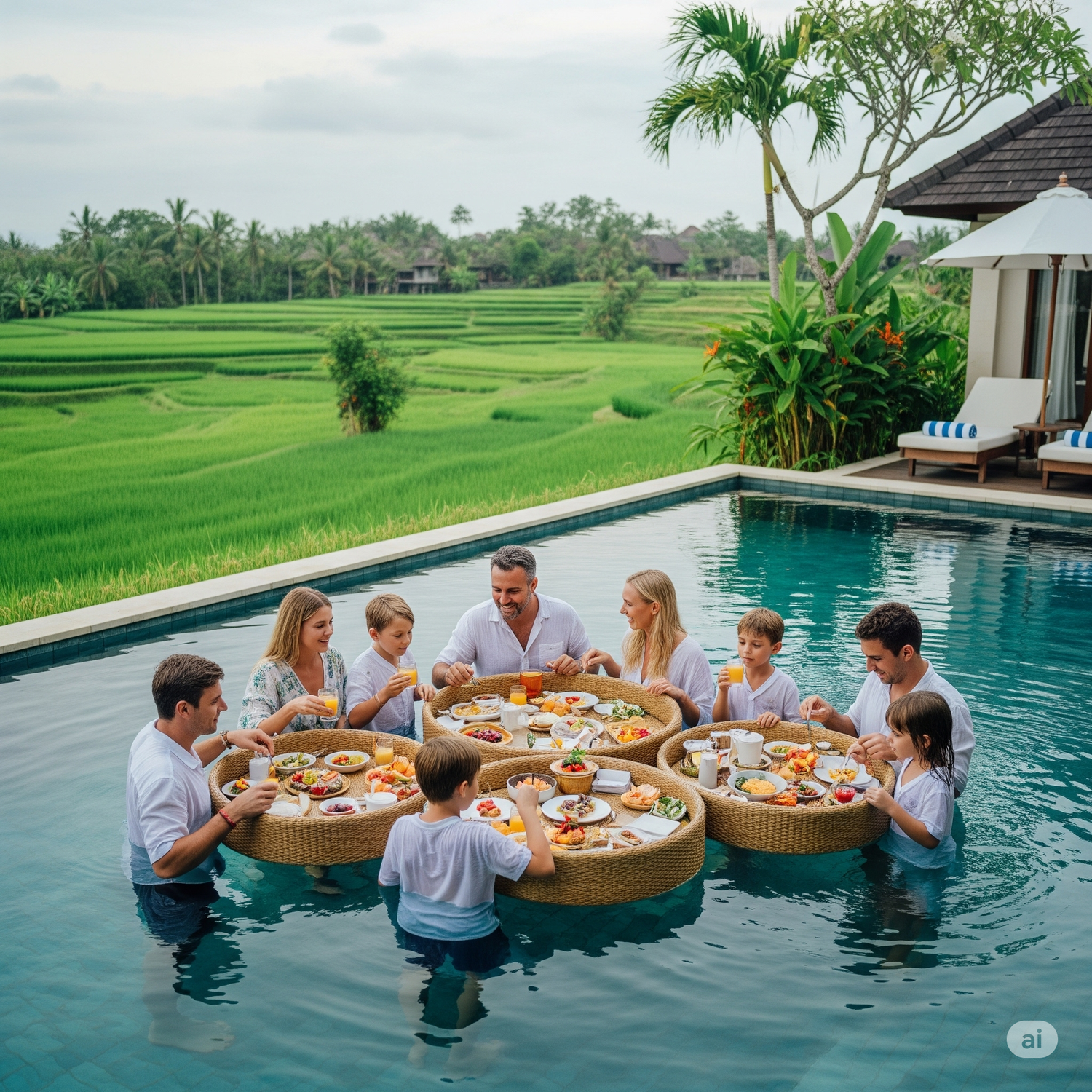 Floating Breakfast - Group Order - Grazie Bali