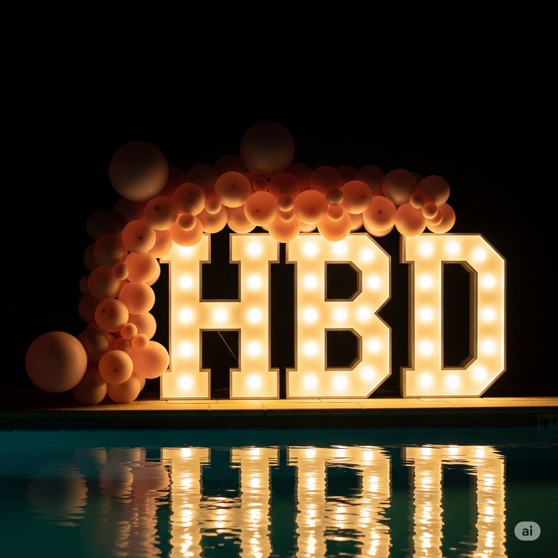 LED Standing Letter Decoration - Grazie Bali
