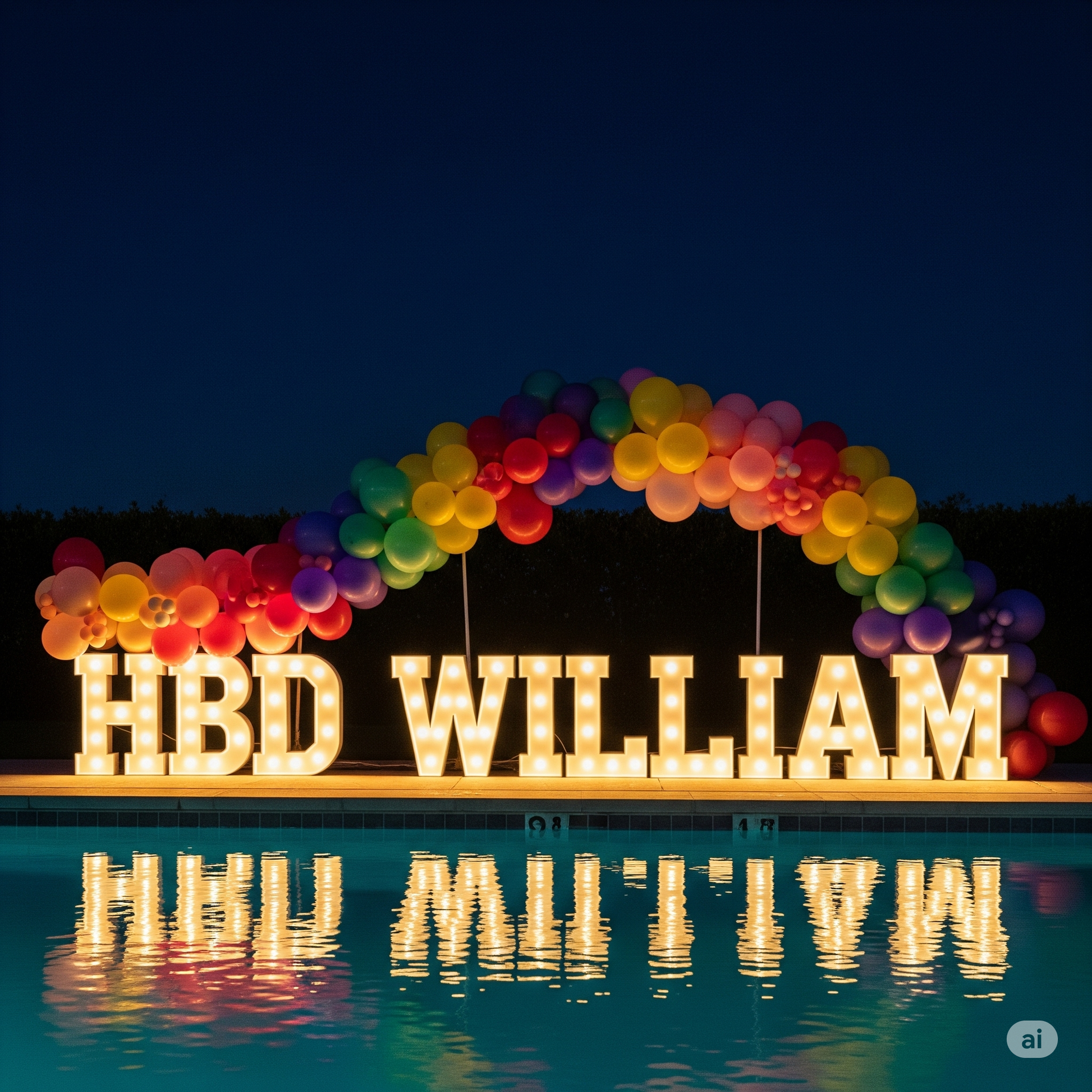 LED Standing Letter Decoration - Grazie Bali