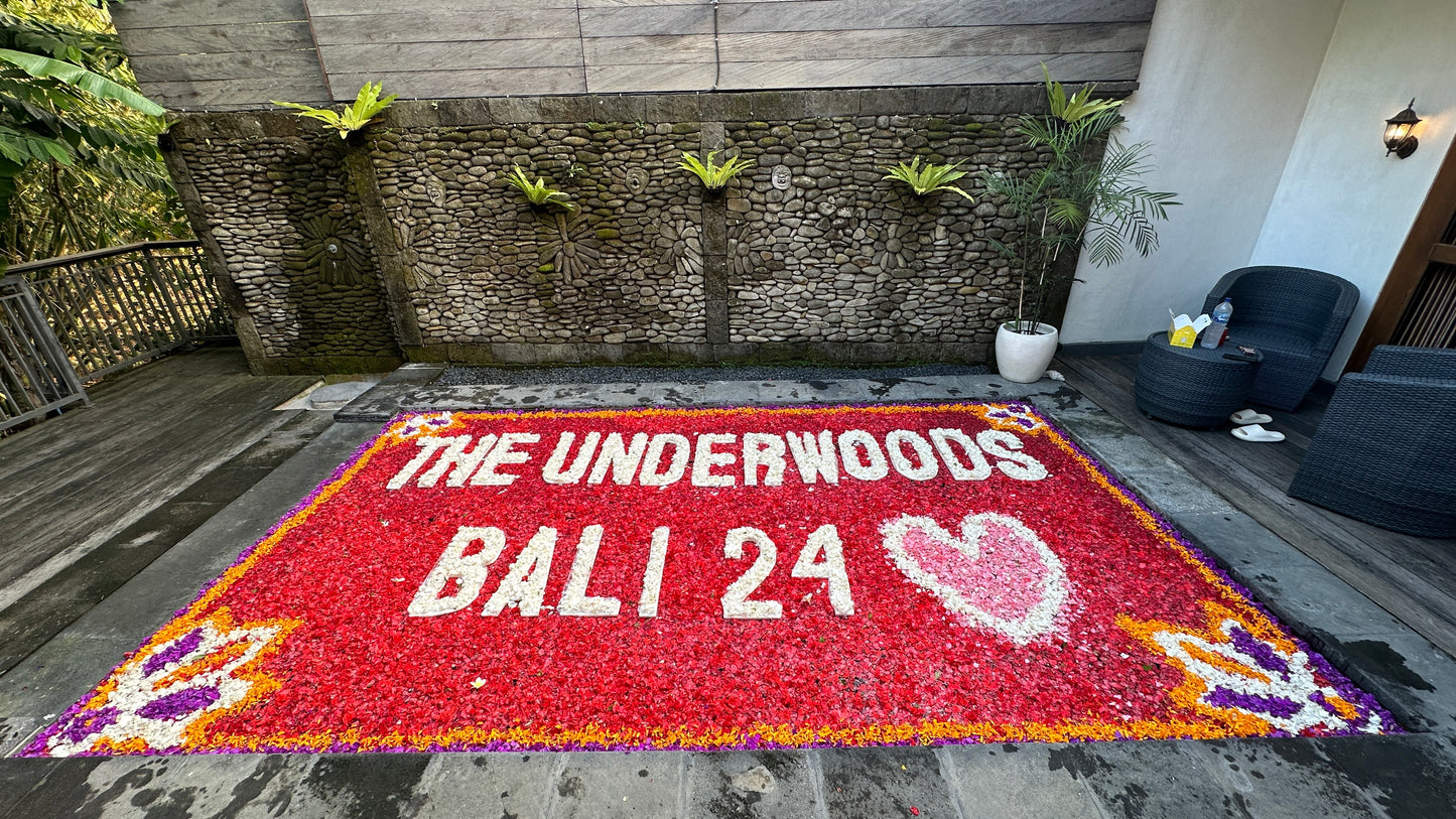 Pool Flower Decoration and Flower Bath in Bali