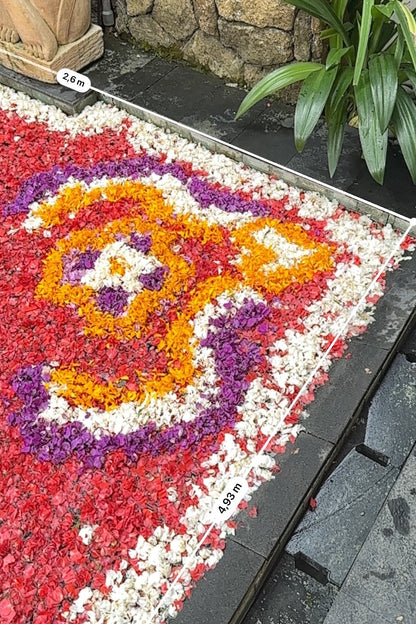 Pool Flower Decoration and Flower Bath in Bali