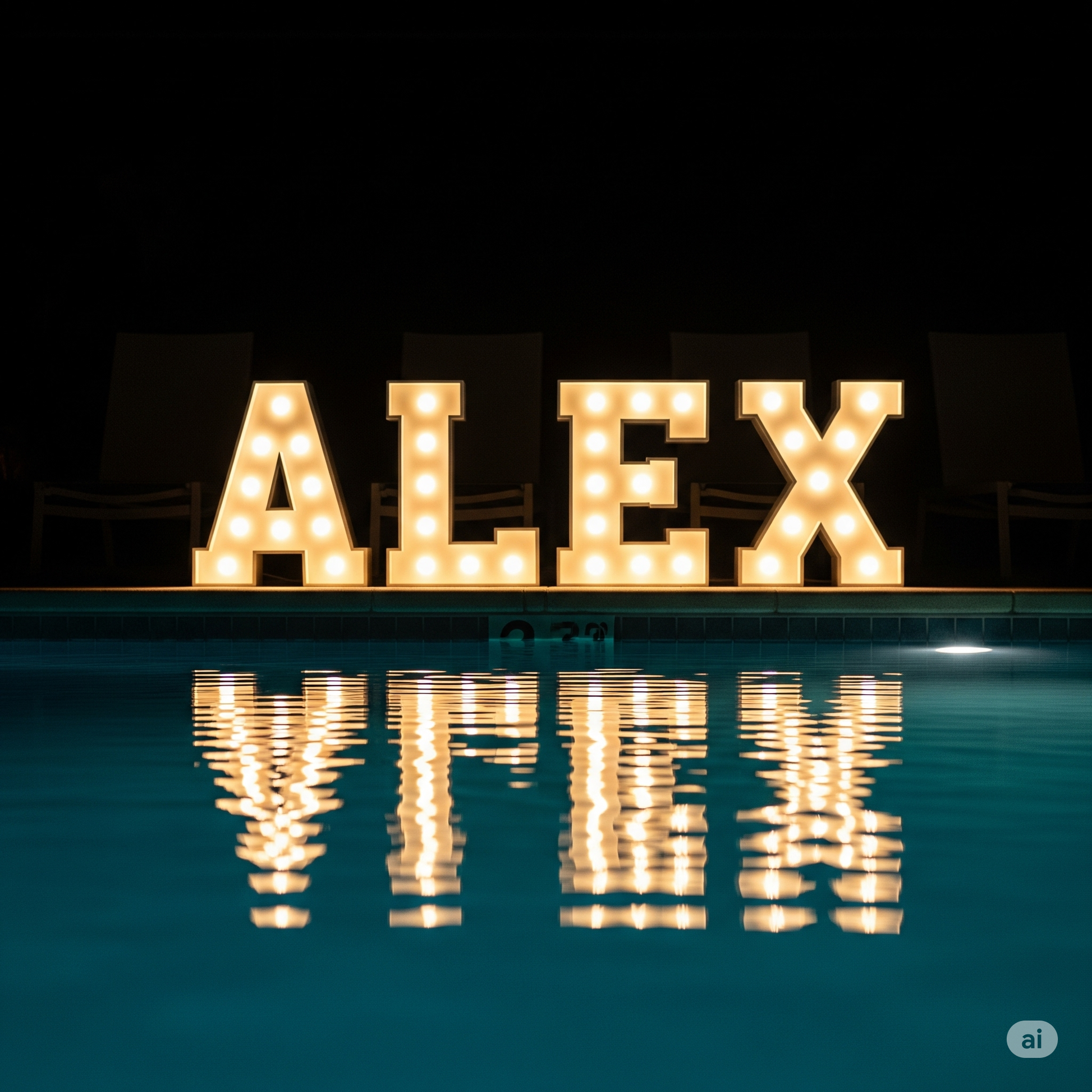 LED Standing Letter Decoration - Grazie Bali