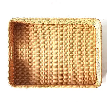 Floating Breakfast Rattan Tray - Rectangular