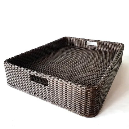 Floating Breakfast Rattan Tray - Rectangular