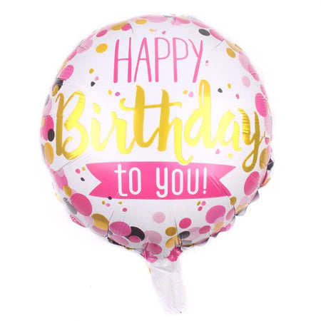 Happy Birthday Foil Balloons - Grazie Bali