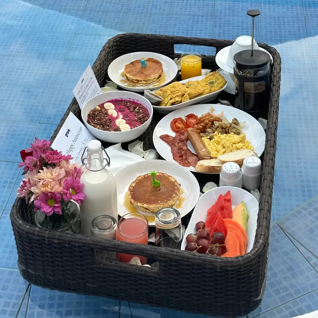 Floating Breakfast: Build Your Own Tray