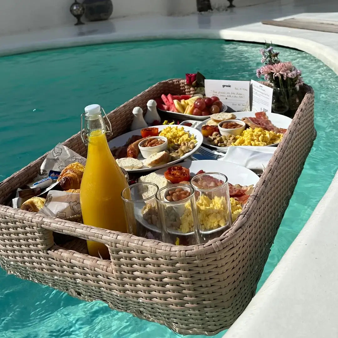 Floating Tray Rental: Rent a Floating Breakfast Basket Tray in Bali