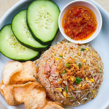 Indonesian Floating Breakfast: Javanese Style Nasi Goreng