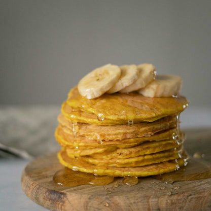 Vegan Floating Breakfast: Banana Pancake - Grazie Bali-floating-breakfast-in-bali