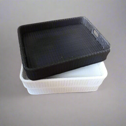 Floating Breakfast Rattan Tray - Rectangular