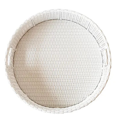 Floating Breakfast Rattan Tray - Circle